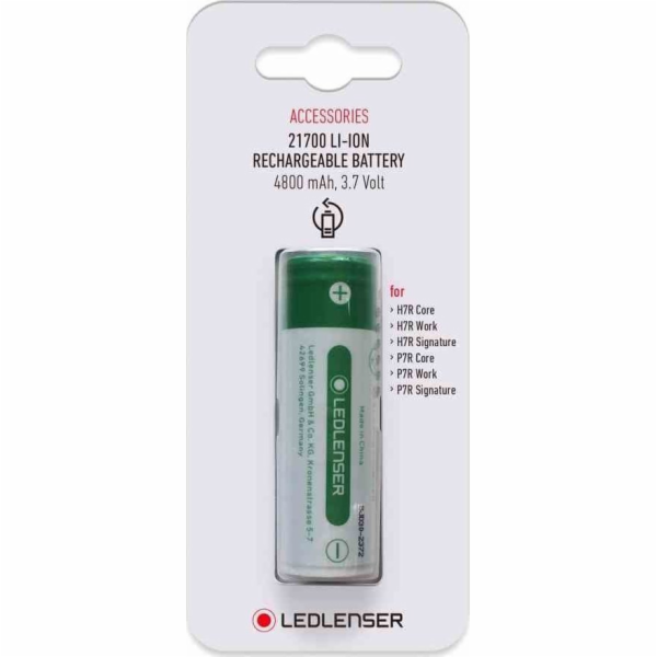 Ledlenser více nabíjecí baterie 21700 li-ion 4800 m