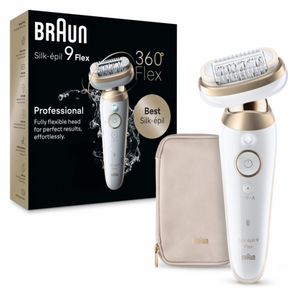 BRAUN Silk-épil 9-011 3D IPL epilátor, mokrý a suchý, bíl...