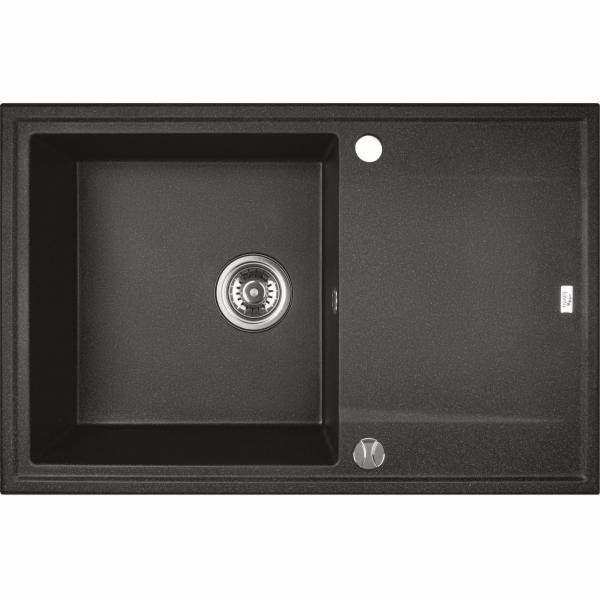 Laveo SBEA711T DŘEZ MEGALO GRANITE ČERNÝ 50X78 1KOM + OC,...