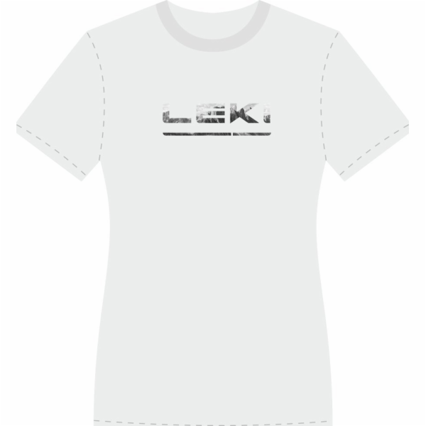 Tričko Leki LE s LOGO ŽENY bílo-černé XS