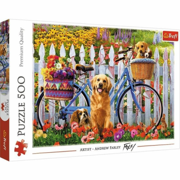 Puzzle 500 dílků Psí dobrodružství