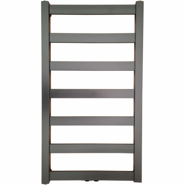 Hydroland koupelnový radiátor RYOKO 670X540 ČERNÁ MATNÁ P...