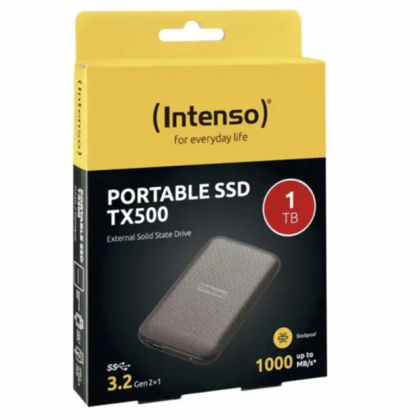 Intenso externe SSD TX500    1TB USB 3.2 Gen 2x1 braun