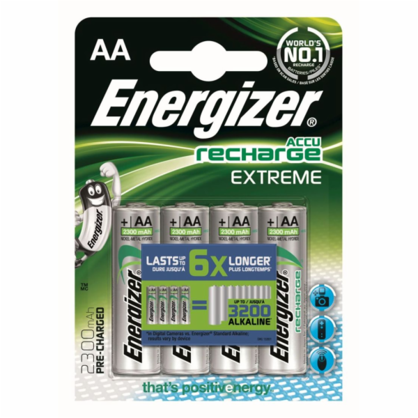 Baterie Energizer NiMH EXT 2300 mAh 4xAA