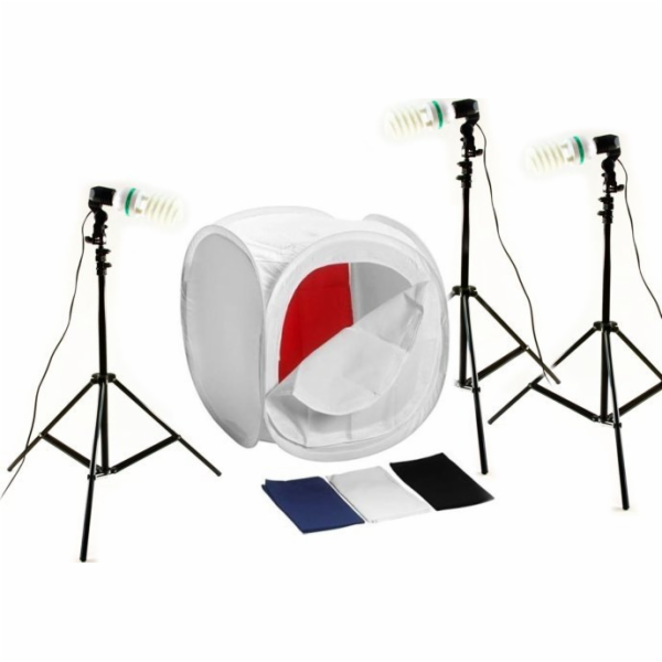Set pro Shadowless Photography 1800W / stan 120 cm