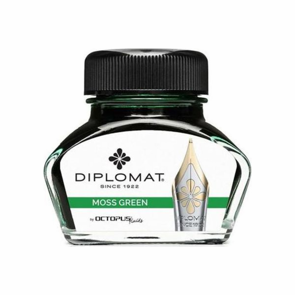Diplomat inkoust Diplo Octopus 30 ml skleněný zelený