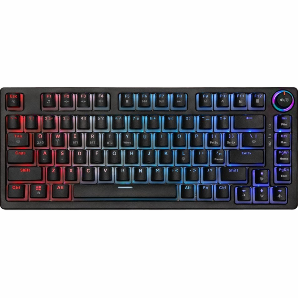 SAVIO PHENIX Bezdrátová mechanická klávesnice, Gateron Ye...