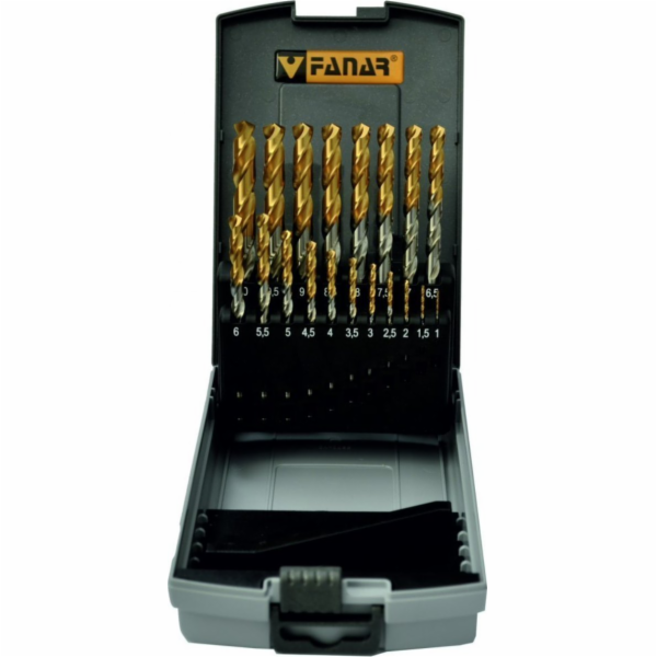 Fanar vrták DRILL SET NWKA FI 1,00-10,00MM 24PC CZW-24 HS...
