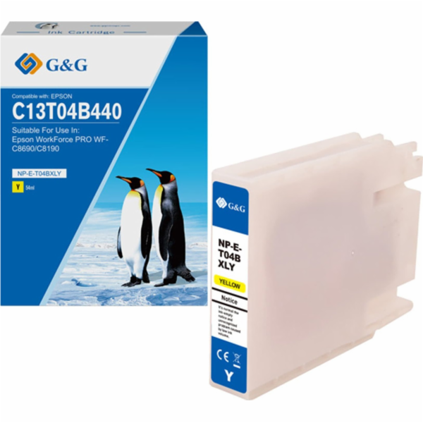 Inkoust / inkoust kompatibilní s G&G s C13T04B440, žlutý,...