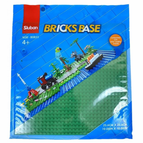 Sluban Bricks Base M38-B0833C Základová deska 32x32 zelená