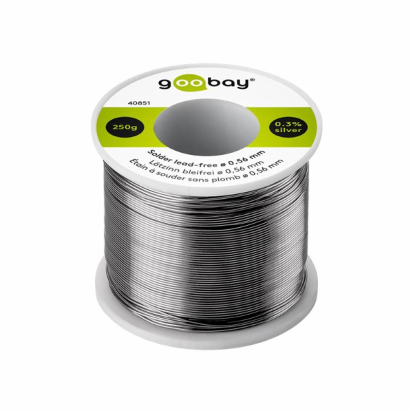Goobay bezolovnatý pájecí cín 0,56 mm 250 g (40851)