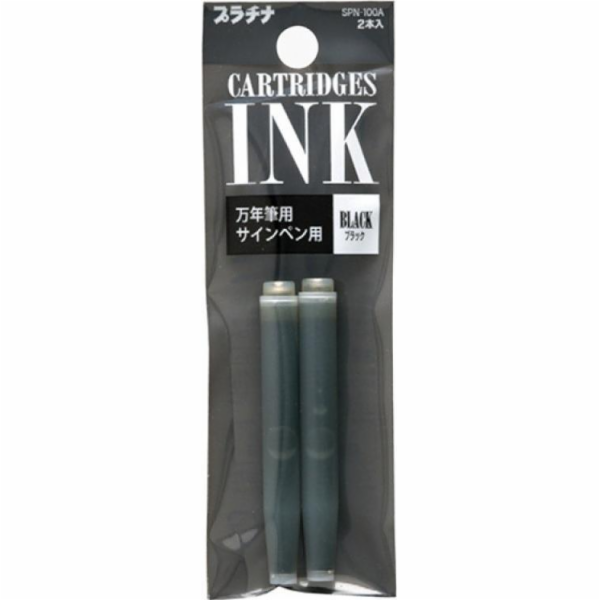 Inkoustové kazety Platinum PLATINUM, 2 ks, černé