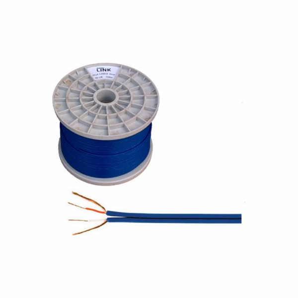 Kabel Kabel 2 x RCA-4mm modrý AUDIO VIDEO CABLETECH KABEL...