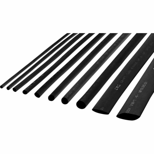 Cabletech Smršťovací bužírka 6,5 mm x 1 m černá (LEC-NAR0...
