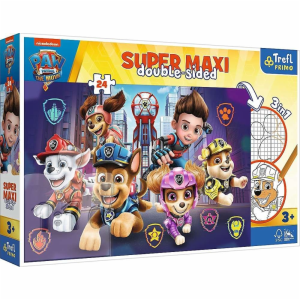 Trefl Oboustranné puzzle 24 dílků Super Maxi Nová výzva P...