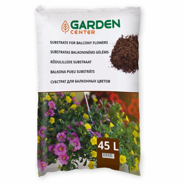 Substrát pro balkonové gely GARDEN CENTER, 45l