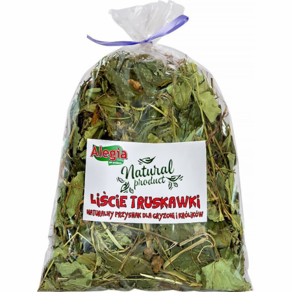 ALEGIA Strawberry leaves - lahůdka pro hlodavce a králíky...