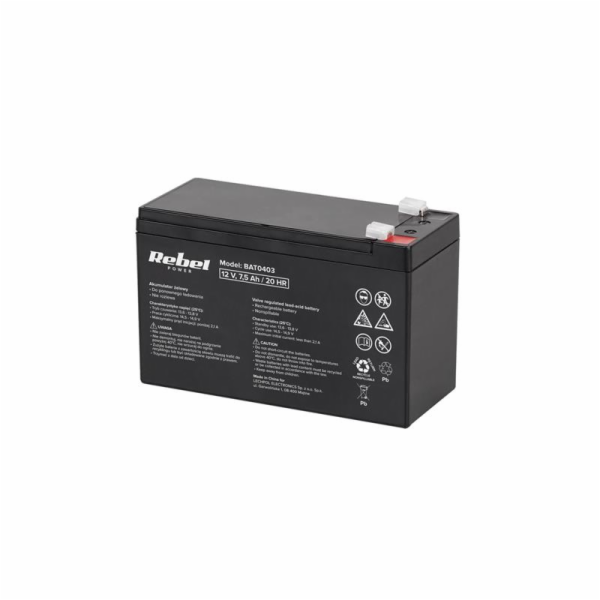 Baterie MaxPower 12V/7,5Ah (BAT0403)