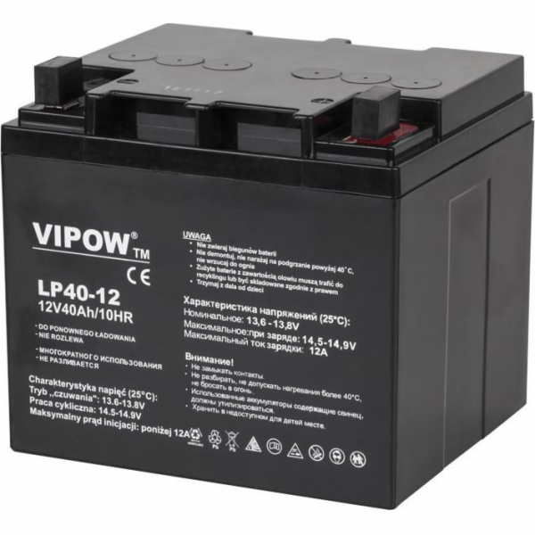 VIPow Baterie 12 V / 40 Ah (BAT0222)