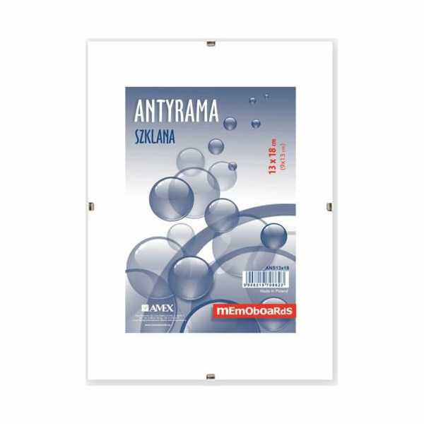 Memoboard rám MEMOBOARDS GLASS ANTI-FRAME 30 X 40 CM