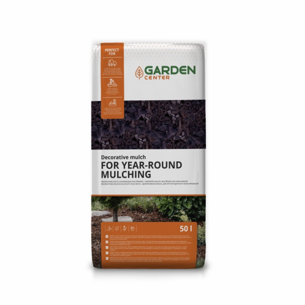 Hnědý mulč GARDEN CENTER, 50 l