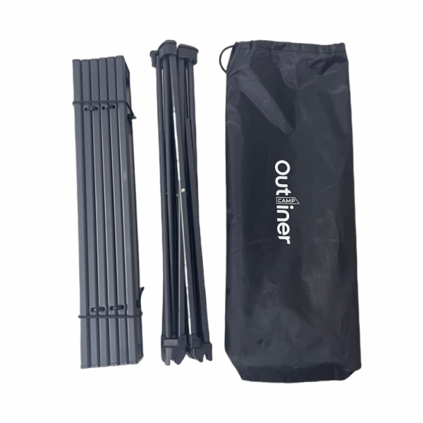 Kempingový stůl Outliner Camping, zelený, 41x34x29cm