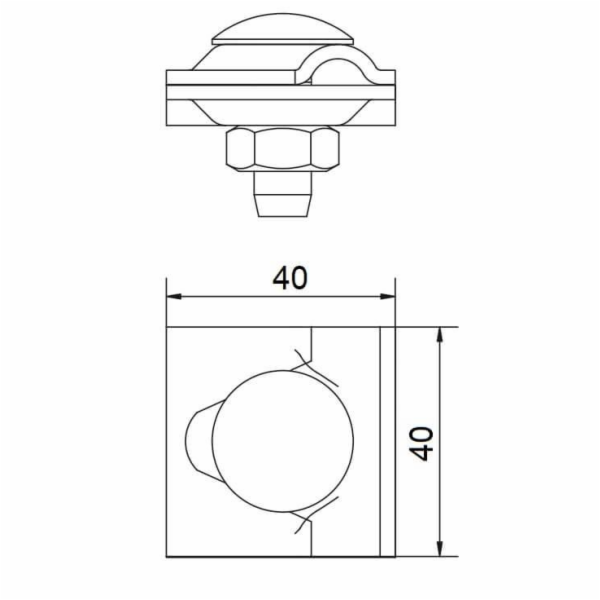 KONEKTOR DIN UNIVERZÁLNÍ DVOJITÝ