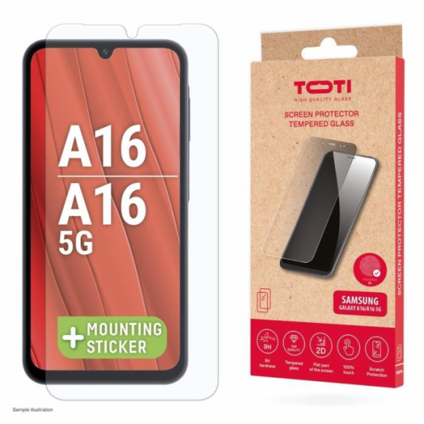 Ochranné sklo na telefon Toti Galaxy A16/16 5G, 9H, 6.7