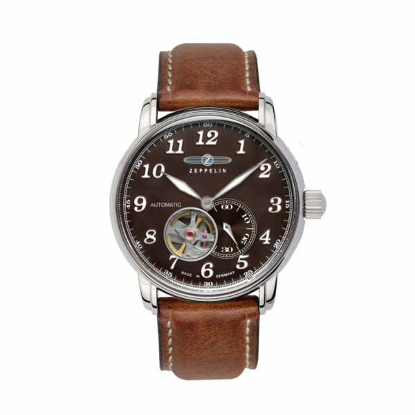 Pánské Zeppelin Watch LZ127 7666-4 Hnědé automatické