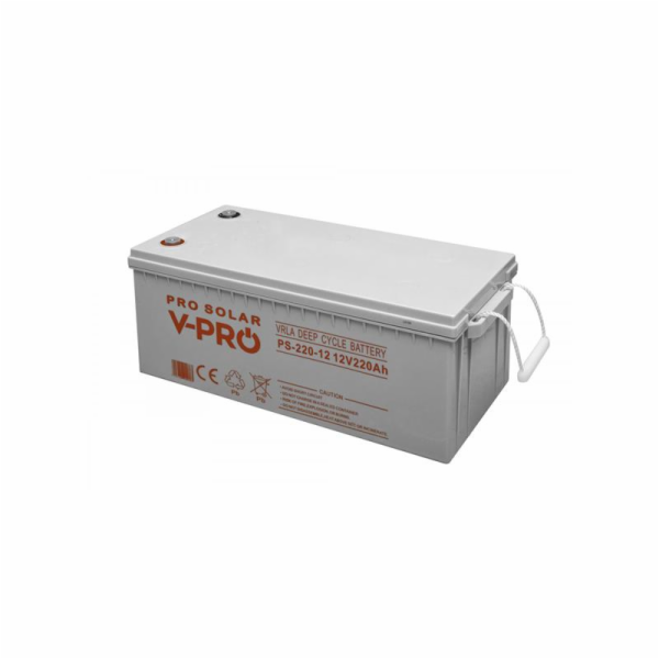 Baterie 12V 220Ah V-PRO SOLAR DEEP CYCLE