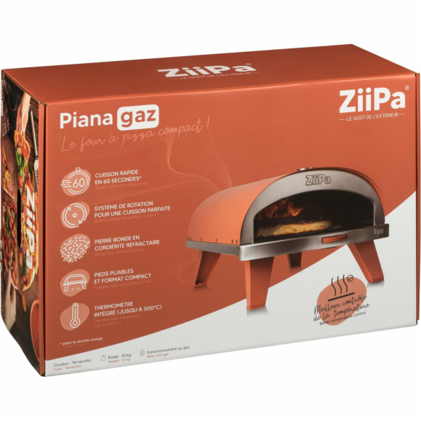 Plynová trouba na pizzu ZiiPa Piana Terracotta