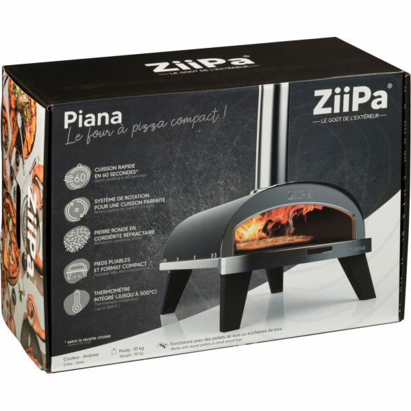 ZiiPa Piana Peletová pizza pec Ardoise