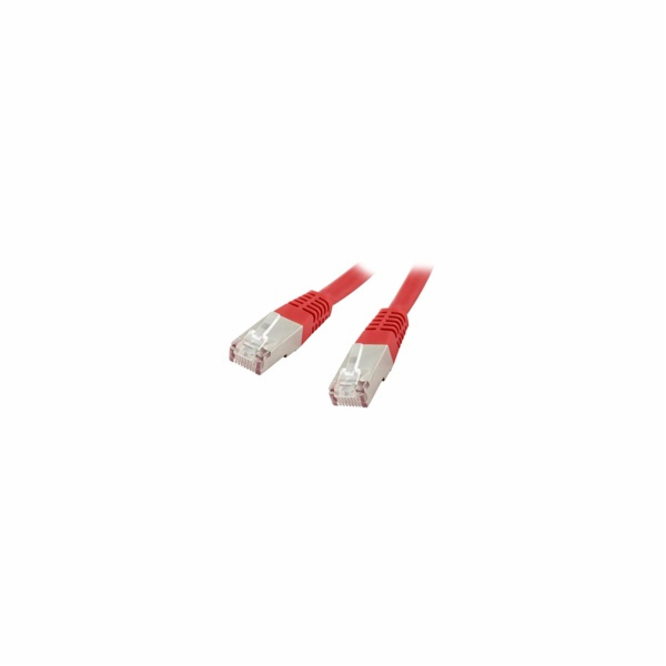 XtendLan patch kabel Cat6, FTP - 0,25m, červený (prodej p...