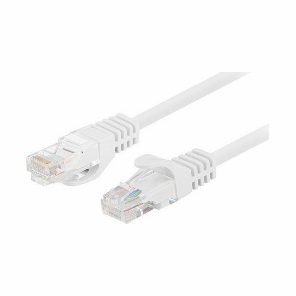 PATCHCORD CAT.6 UTP 1,5M WHITE FLUKE PASSED LANBERG 10-BACK