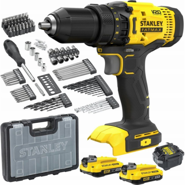 STANLEY SFMCD700D2A-QW 20V vrtačka/šroubovák