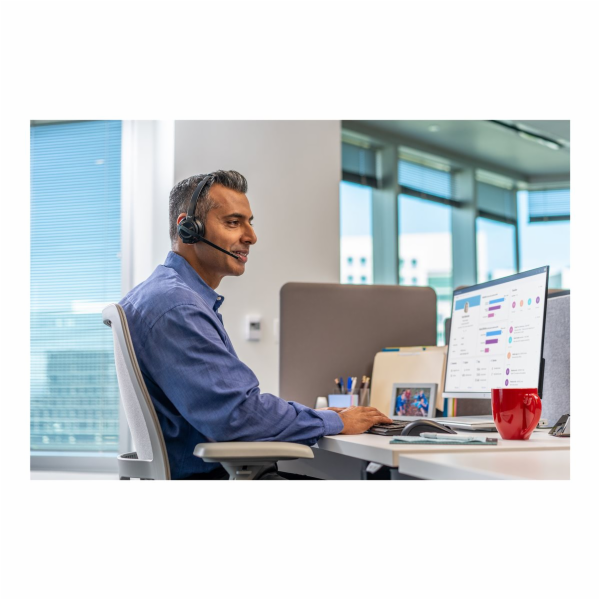HP Poly Savi 8210 UC DECT 1880-1900 MHz USB-A Headset-EURO