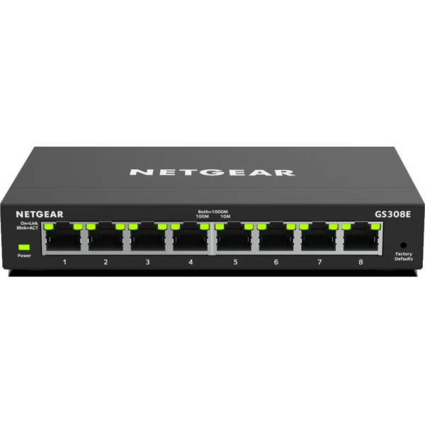NETGEAR 300 Series SOHO Plus GS308E - Přepínač - L3 Lite ...