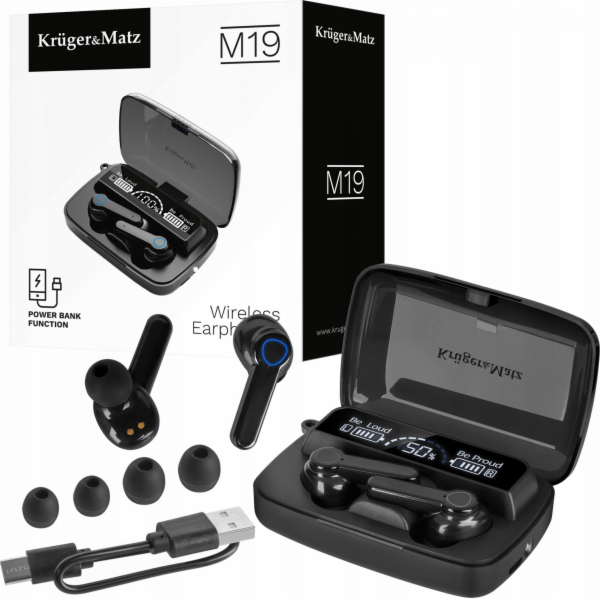 Sluchátka Bluetooth KRUGER & MATZ M19