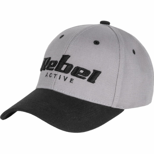 Kšiltovka REBEL světle šedá vel.M