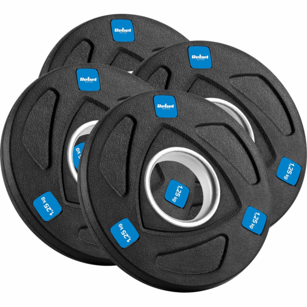 Sada litinových závaží REBEL RBA-2107 4x1,25kg