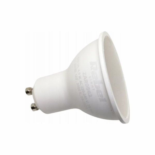 Žárovka LED GU10 5W bílá teplá REBEL ZAR0562