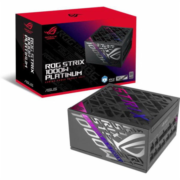 ASUS zdroj ROG STRIX 1000W, 80Plus Platinum, Plně modulár...