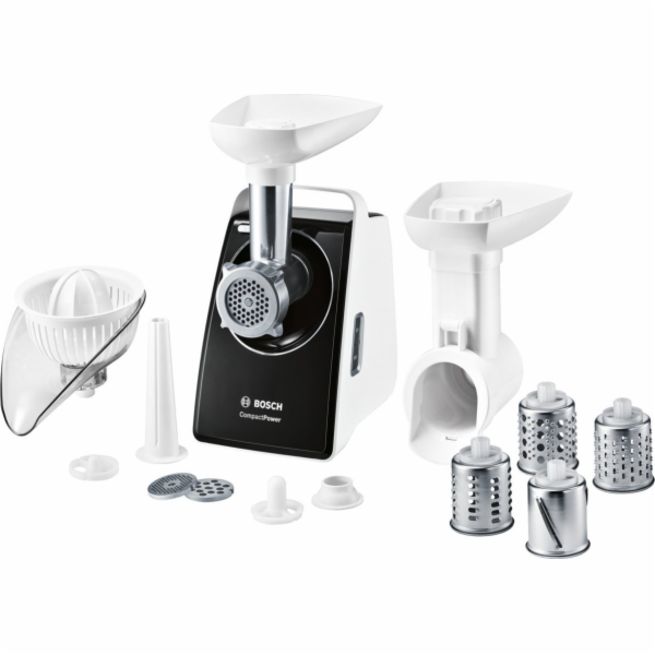 Bosch MFW3850B mlýnek na maso 500 W Černá, Bílá