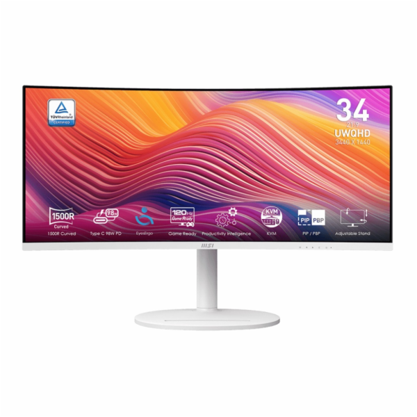 MSI LCD Modern MD342CQPW, 34" 3440x1440, VA, 120Hz, 4ms, ...