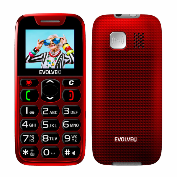 EVOLVEO EasyPhone, mobilní telefon pro seniory s nabíjecí...