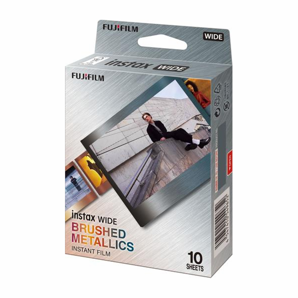 Instantní film Fujifilm instax WIDE BRUSHED METAL 10 foto...