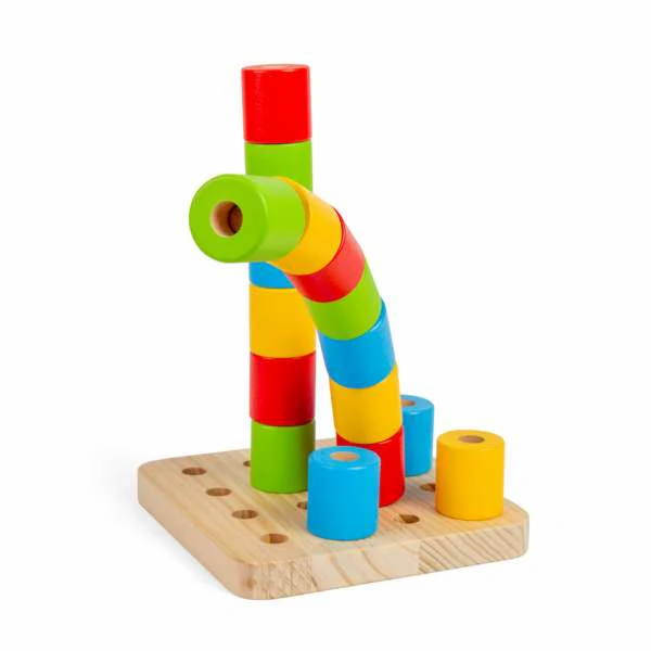Bigjigs Toys Balanční válečky na podstavci