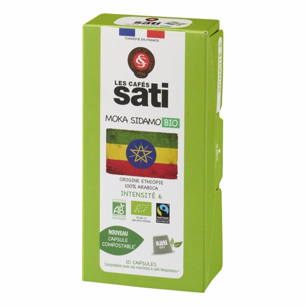 Sati Ethiopie Bio x10 caps(Nespresso)