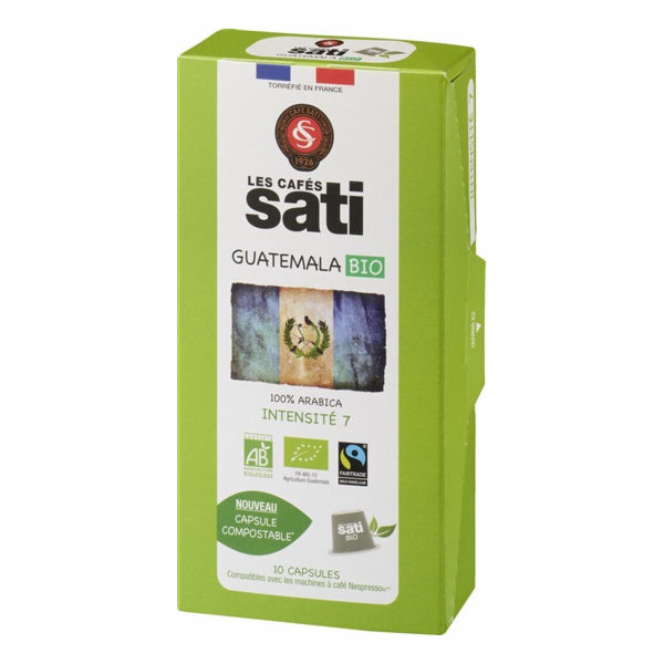 Sati Guatemala Bio x10 caps (Nespresso)