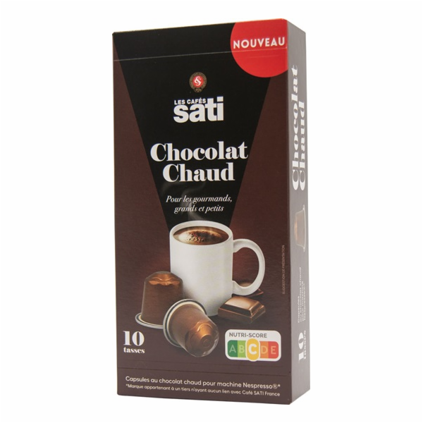 Sati Chocolat Chaud x10 caps (Nespresso)
